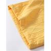 image:imageGORGLITTER Mens 2 Piece Outfits Waffle Knit Button Down Shirt Top and Shorts SetSolid Yellow
