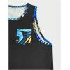 image:imageGORGLITTER Mens 2 Pieces Set Floral Print Elastic Waist Shorts Sleeveless Tank Top Outfit TracksuitBlue Tropical and Pocket