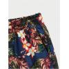 image:imageGORGLITTER Mens 2 Pieces Set Floral Print Elastic Waist Shorts Sleeveless Tank Top Outfit TracksuitDark Blue Floral