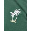 image:imageGORGLITTER Mens 2 Pieces Set Floral Print Elastic Waist Shorts Sleeveless Tank Top Outfit TracksuitGreen and Khaki