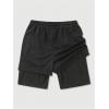 image:imageGORGLITTER Mens 2 in 1 Anime Graphic Gym Shorts Quick Dry Drawstring Mesh Athletic Running Shorts with LinerBlack Graphic
