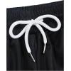 image:imageGORGLITTER Mens 2 in 1 Anime Graphic Gym Shorts Quick Dry Drawstring Mesh Athletic Running Shorts with LinerBlack Japanese Letter