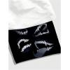 image:imageGORGLITTER Mens 2 in 1 Anime Graphic Gym Shorts Quick Dry Drawstring Mesh Athletic Running Shorts with LinerMulticolor Black and White