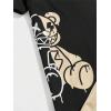 image:imageGORGLITTER Mens Letter Graphic Print T Shirts Short Sleeve Top amp Shorts Casual Two Piece SetsBlack and Khaki Letter  Bear