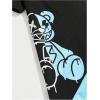 image:imageGORGLITTER Mens Letter Graphic Print T Shirts Short Sleeve Top amp Shorts Casual Two Piece SetsBlack and Mint Blue Letter  Bear