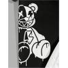 image:imageGORGLITTER Mens Letter Graphic Print T Shirts Short Sleeve Top amp Shorts Casual Two Piece SetsBlack and White Letter  Bear