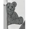 image:imageGORGLITTER Mens Letter Graphic Print T Shirts Short Sleeve Top amp Shorts Casual Two Piece SetsGrey Cartoon Bear