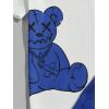 image:imageGORGLITTER Mens Letter Graphic Print T Shirts Short Sleeve Top amp Shorts Casual Two Piece SetsRoyal Blue Cartoon Bear