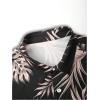 image:imageGORGLITTER Mens Vacation Beach Cruise Summer Outfits 2 Piece Shorts Set Hawaiian Button Down Shirt and ShortsKhaki