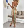image:imageGORGLITTER Womens Boho Skirt Sets Embroidery Bandeau Tube Top Bodycon Madi Skirt Summer Trendy Dressy OutfitsKhaki