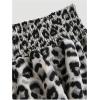 image:imageGORGLITTER Womens Sexy Going Out Outfits Cheetah Leopard Print Tube Tops Y2k Animal Western Mini Skirt SetLight Grey