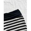 image:imageGORGLITTER Womens Striped Tube Tops Sets Sexy Summer Birthday Vacation Outfits Strapless Two 2 Piece Shorts SetsBlack and White