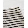 image:imageGORGLITTER Womens Two Piece Striped Knot Bandeau Crop Top and Shorts Set Fall Matching Vacation Outfits Summer Y2KBlack and White