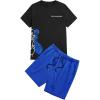Black and Royal Blue Letter & Bear