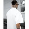 image:imageGORGLITTER Mens Crewneck T Shirt Letter Graphic Short Sleeve Casual Drop Shoulder Oversized TeeWhite
