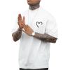 image:imageGORGLITTER Mens Crewneck T Shirt Letter Graphic Short Sleeve Casual Drop Shoulder Oversized TeeWhite Heart