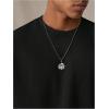 image:imageGORGLITTER Mens Cropped T Shirt Boxy Crop Tees Top Number Graphic Short Sleeve Crewneck Faux Suede Shirts StreetwearBlack