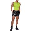 image:imageGORGLITTER Mens Cropped Tank Top Y2K Sleeveless Crop Top Slim Fit Muscle T Shirts Fashion Workout Rave StreetwearGreen