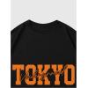 image:imageGORGLITTER Mens Graphic Japanese Print Short Sleeve Tee Tops Y2K Casual Round Neck T Shirts StreetwearBlack Racing Car