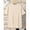 image:imageGORGLITTER Mens Graphic T Shirts Oversized Letter Crewneck Short Sleeve Y2k Tees TopApricot