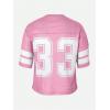 image:imageGORGLITTER Mens Jersey Shirts Oversized Baggy Mesh Tshirts Graphic Print Basketball Short Sleeve Tee Loose TopsPink