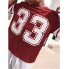 image:imageGORGLITTER Mens Jersey Shirts Oversized Baggy Mesh Tshirts Graphic Print Basketball Short Sleeve Tee Loose TopsRed