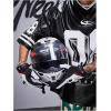 image:imageGORGLITTER Mens Leather Shirt Number Graphic Tees Half Short Sleeve Y2k Hop Hop Jersey Oversized Tshirt StreetwearBlack