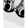 image:imageGORGLITTER Mens Letter Graphic Print T Shirts Round Neck Short Sleeve Loose Tee TopsWhite Bear and Letter