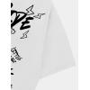 image:imageGORGLITTER Mens Letter Graphic Print T Shirts Round Neck Short Sleeve Loose Tee TopsWhite Bear and Letter