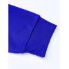 image:imageGORGLITTER Mens Loose Fit Letter Graphic Drop Shoulder TShirt Oversized Casual Long Sleeve Trendy Tee TopsRoyal Blue