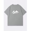 image:imageGORGLITTER Mens Mountain Graphic Tees Short Sleeve Crewneck TShirts Streetwear ShirtGrey