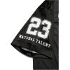 image:imageGORGLITTER Mens Number Graphic Jersey Shirts Short Sleeve V Neck Sports T Shirt TopBlack