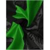 image:imageGORGLITTER Mens Number Graphic Jersey Shirts Short Sleeve V Neck Tees Sports TShirt TopBlack and Green