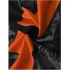 image:imageGORGLITTER Mens Number Graphic Jersey Shirts Short Sleeve V Neck Tees Sports TShirt TopBlack and Orange
