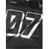 image:imageGORGLITTER Mens Number Letter Print Jersey Tees Tops Y2k Graphic Short Sleeve V Neck Summer Casual Oversized Tee ShirtBlack and White