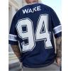 image:imageGORGLITTER Mens Number Letter Print Jersey Tees Tops Y2k Graphic Short Sleeve V Neck Summer Casual Oversized Tee ShirtBlue
