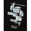 image:imageGORGLITTER Mens Oversized Graphic T Shirts Cool Short Sleeve Drop Shoulder Crewneck Tee Top StreetwearBlack