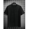 image:imageGORGLITTER Mens Oversized Graphic T Shirts Cool Short Sleeve Drop Shoulder Crewneck Tee Top StreetwearBlack Status