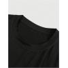image:imageGORGLITTER Mens Oversized Graphic T Shirts Cool Short Sleeve Drop Shoulder Crewneck Tee Top StreetwearBlack and Pink