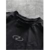 image:imageGORGLITTER Mens Oversized Graphic Tees Short Sleeve Streetwear Shirts Crewneck Casual Loose TShirt TopBlack and Grey