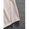 image:imageGORGLITTER Mens Oversized T Shirt Letter Graphic Short Sleeve Drop Shoulder Crewneck Tee TopsKhaki Letter
