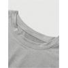 image:imageGORGLITTER Mens Oversized T Shirt Letter Graphic Short Sleeve Drop Shoulder Crewneck Tee TopsLight Grey