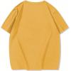 image:imageGORGLITTER Mens Oversized T Shirt Letter Graphic Short Sleeve Drop Shoulder Crewneck Tee TopsYellow