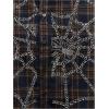 image:imageGORGLITTER Mens Plaid Cropped Button Up Shirt Casual Collared Short Sleeve Boxy Vacation Checkered Crop Tops StreetwearBlue