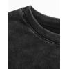image:imageGORGLITTER Mens Sleeveless Cropped Shirt Cut Off Y2k Rave Boxy Tank Top Fashion Summer Muscle Streetwear Tee Crop TopBlack White Graphic