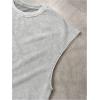 image:imageGORGLITTER Mens Sleeveless Cropped Shirt Cut Off Y2k Rave Boxy Tank Top Fashion Summer Muscle Streetwear Tee Crop TopGrey