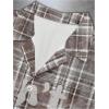 image:imageGORGLITTER Mens Striped Boxy Copped Shirt Pocket Patched Button Up Short Sleeve Baggy Cropped TopsMulticolor