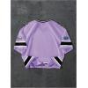 image:imageGORGLITTER Mens V Neck Number Graphic Cropped T Shirt Oversized Casual Drop Shoulder Short Sleeve Tee TopPurple