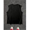 image:imageGORGLITTER Mens Vintage Graphic T Shirts Y2k Hip Hop Cut Off Crew Neck Sleeveless Tank Tops StreetwearBlack