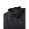 image:imageGORGLITTER Mens Western Cowboy Shirts Long Sleeve Button Down Slim Fit Office Work Country ShirtBlack